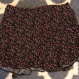 flowey floral skirt